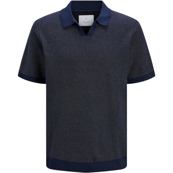 Jack And Jones - Poloshirt für Herren, Geteilter Halsausschnitt, Jerseyware (Nachthimmel) - Image 1