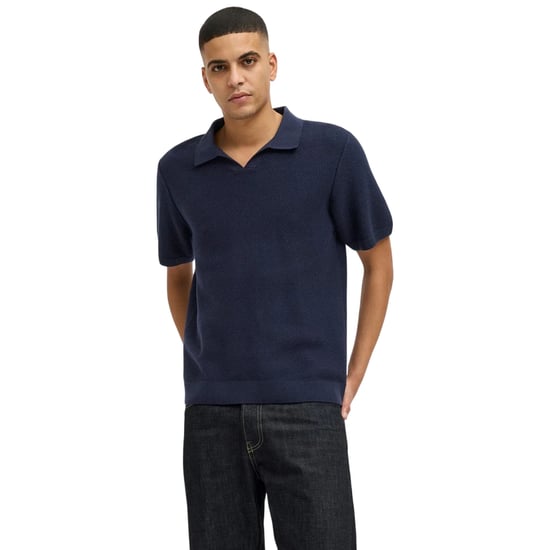 Jack And Jones - Poloshirt für Herren, Geteilter Halsausschnitt, Jerseyware (Nachthimmel) - Image 5