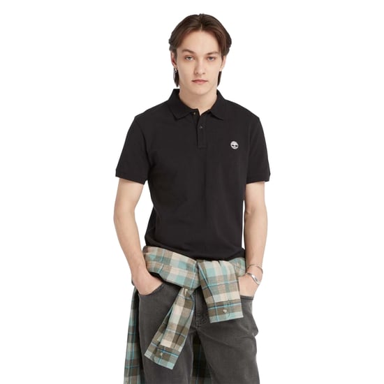 Timberland - "Oyster River" Poloshirt für Herren kurzärmlig (Schwarz) - Image 4
