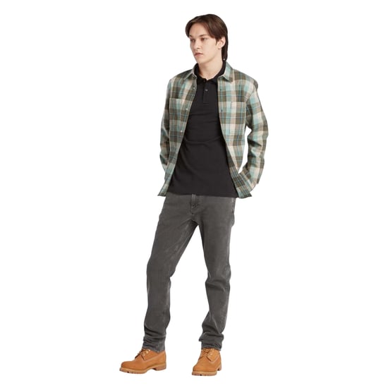 Timberland - "Oyster River" Poloshirt für Herren kurzärmlig (Schwarz) - Image 5