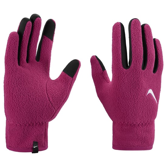 Nike - "One" Handschuhe für Kinder, Therma-Fit, Fleece (Burgunderrot) - Image 1