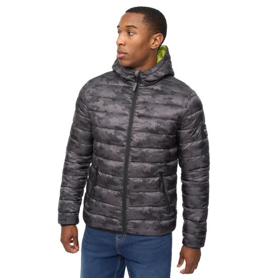 Crosshatch - "Gattering" Jacke für Herren (Holzkohle Tarnfarbe) - Image 1