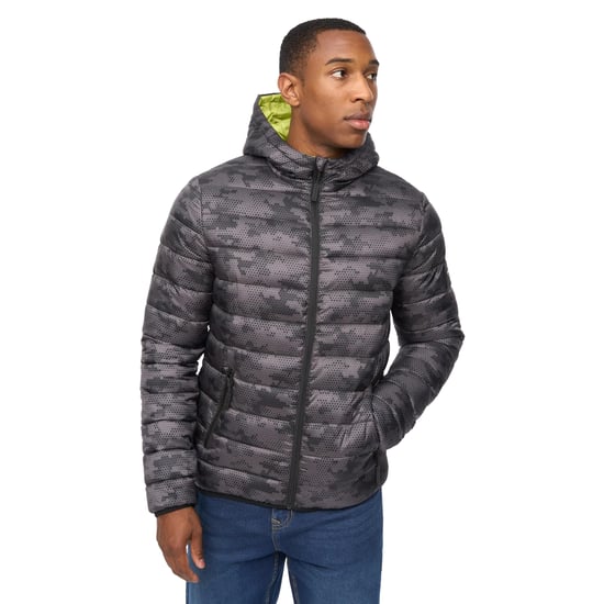 Crosshatch - "Gattering" Jacke für Herren (Holzkohle Tarnfarbe) - Image 4