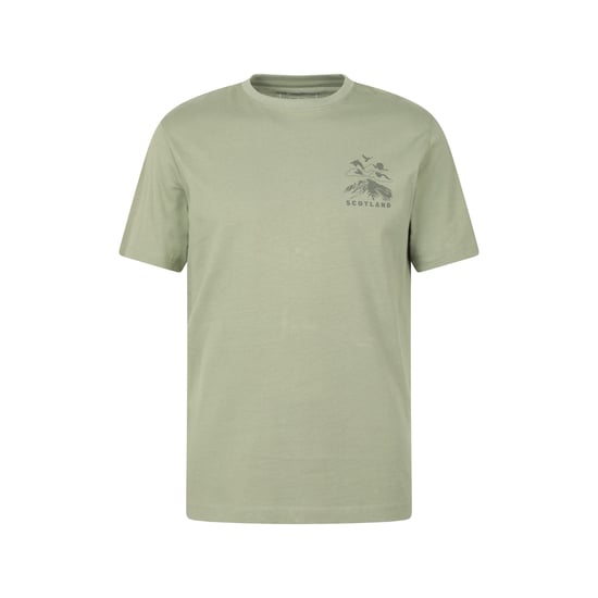Mountain Warehouse - "Scotland" T-Shirt für Herren (Khakigrün) - Image 1