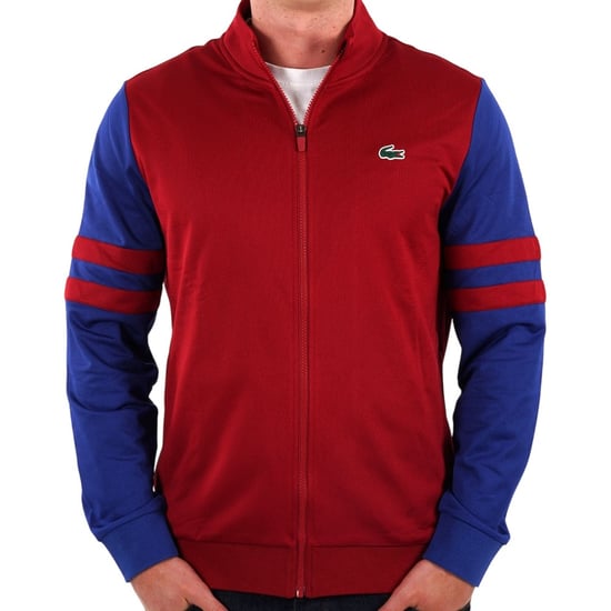 Lacoste - Trainingsjacke Stretch für Herren (Rot) - Image 4