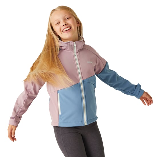 Regatta - "Acidity VII" Softshelljacke für Kinder (meliert/Kronenblau) - Image 4