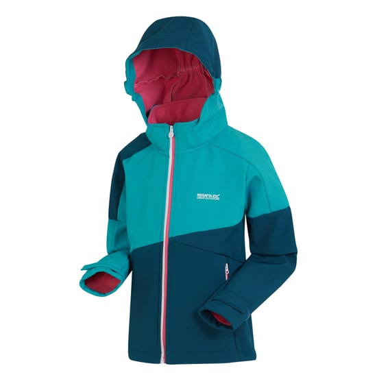 Regatta - "Acidity VII" Softshelljacke für Kinder (Tahoeblau/Leuchtend Blau) - Image 3