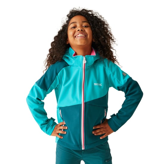 Regatta - "Acidity VII" Softshelljacke für Kinder (Tahoeblau/Leuchtend Blau) - Image 4