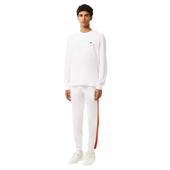 Lacoste - Jogginghosen für Herren (Weiß/Orange) - Image 5