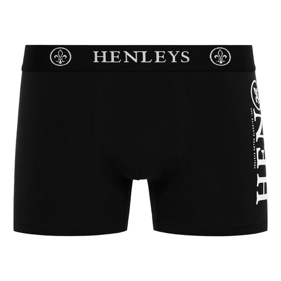 Henleys - "Kelmack2" Boxershorts für Herren (5er-Pack) (Blau/Schwarz/Weinrot/Grau/Marine) - Image 4