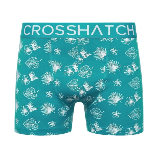 Crosshatch - "Hovland" Boxershorts für Herren (3er-Pack) (Tropisches Grün) - Image 3