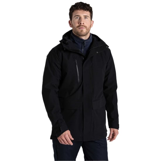 Craghoppers - "Kiwi Pro" Jacke für Herren/Damen Unisex, Stretch (Schwarz) - Image 3