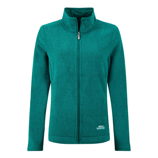 Weird Fish - "Cheryl" Fleecejacke für Damen, Durchgehender Reißverschluss, Strukturiert (Dunkel-Türkis) - Image 1