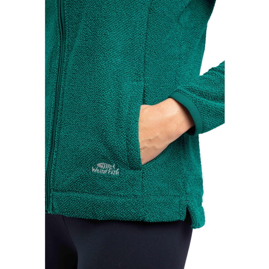 Weird Fish - "Cheryl" Fleecejacke für Damen, Durchgehender Reißverschluss, Strukturiert (Dunkel-Türkis) - Image 3