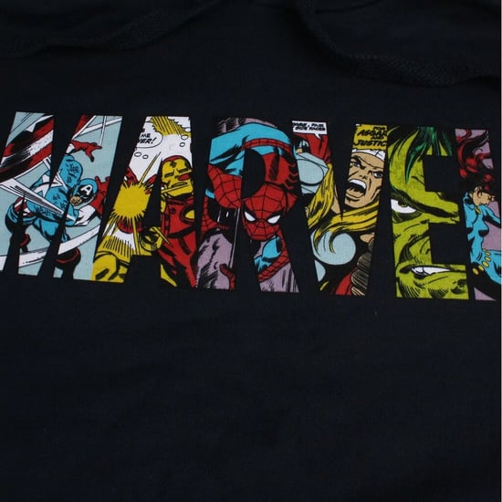 Marvel - Kapuzenpullover Logo für Herren (Marineblau) - Image 3