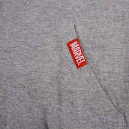Marvel - Kapuzenpullover Logo für Herren (Grau) - Image 3