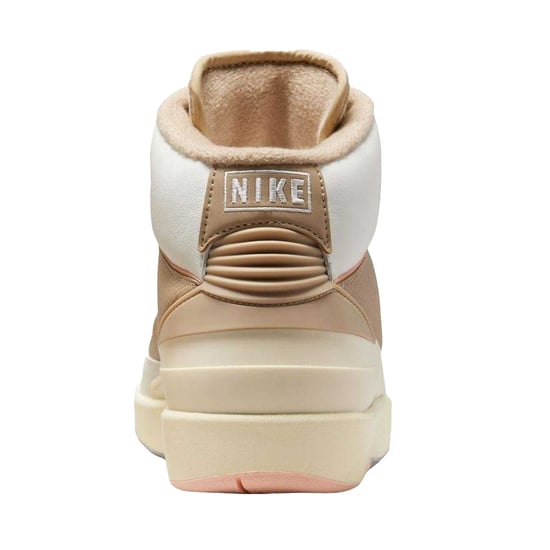 Nike - "Air Jordan 2 Retro" Sneaker für Herren, Leder (Weiß/Hellbraun) - Image 2