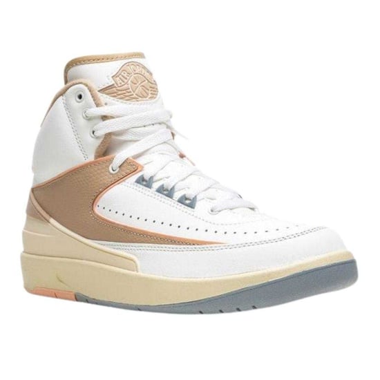 Nike - "Air Jordan 2 Retro" Sneaker für Herren, Leder (Weiß/Hellbraun) - Image 3