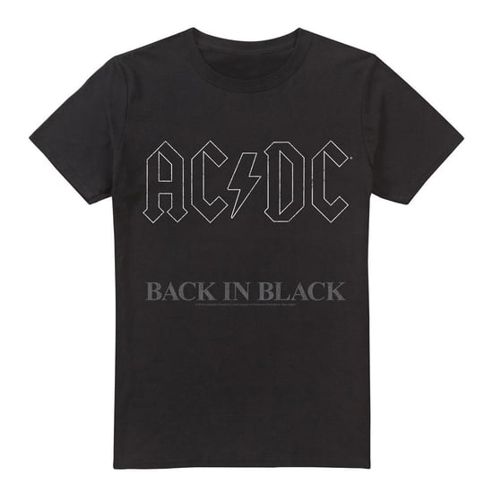 AC/DC - "Back In Black" T-Shirt für Herren (Schwarz) - Image 1