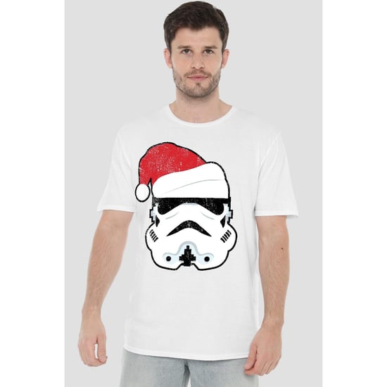 Star Wars - T-Shirt für Herren - weihnachtliches Design (Weiß) - Image 3