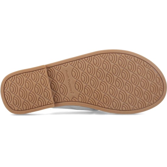 Hush Puppies Amy Weite Leder Damen Silber Standard Sandalen - Image 3