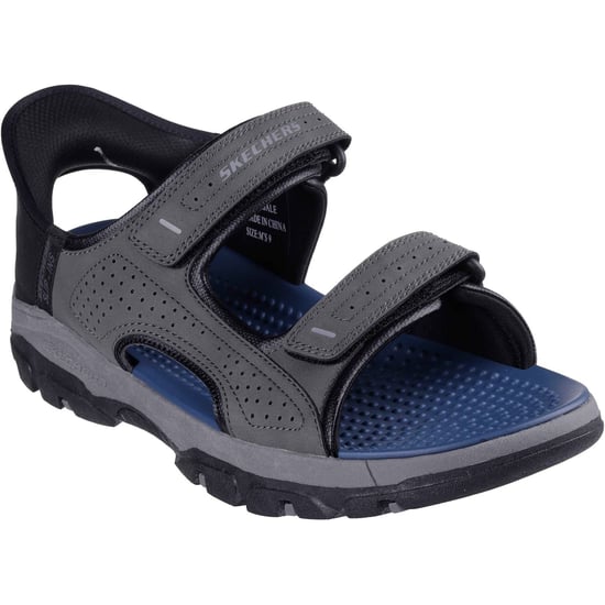 Skechers Tresmen - Reece Polyurethan Herren Charcoal Standard Sandalen - Image 1