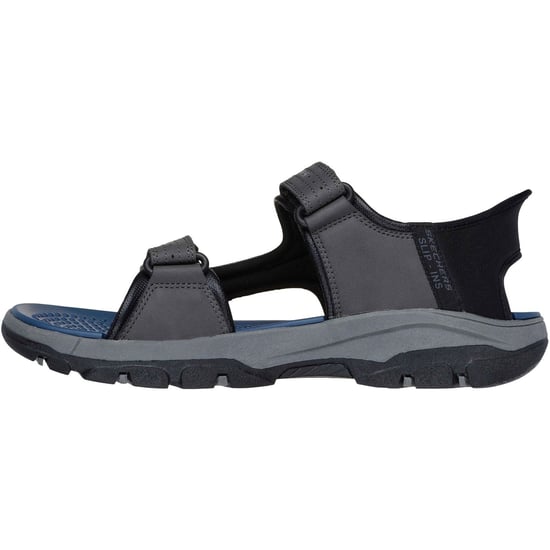 Skechers Tresmen - Reece Polyurethan Herren Charcoal Standard Sandalen - Image 4