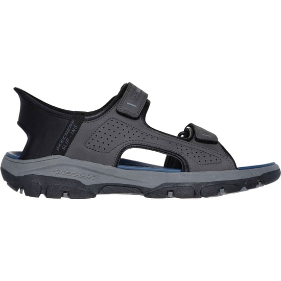 Skechers Tresmen - Reece Polyurethan Herren Charcoal Standard Sandalen - Image 5