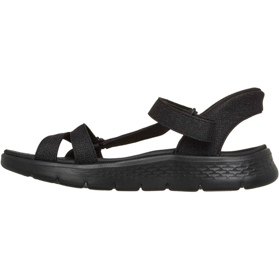Skechers GO WALK Flex Illuminate Textil Damen Schwarz Standard Sandalen - Image 4