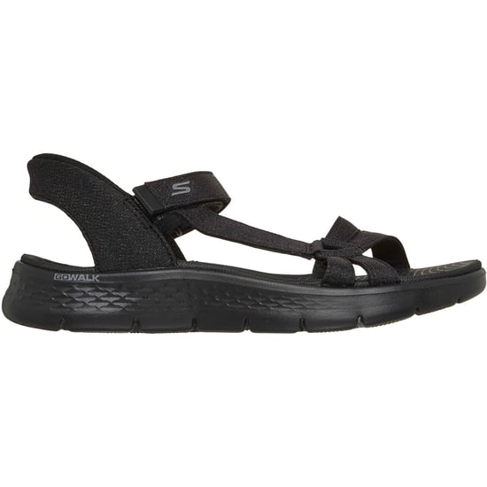 Skechers GO WALK Flex Illuminate Textil Damen Schwarz Standard Sandalen - Image 5