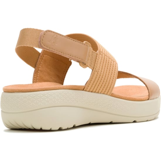 Hush Puppies Breathe Slingback Leder Damen Sandalen Tan Standard - Image 2