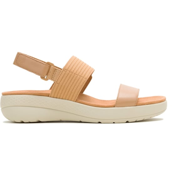 Hush Puppies Breathe Slingback Leder Damen Sandalen Tan Standard - Image 6