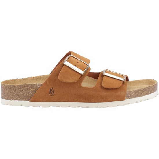 Hush Puppies Brixley Mule Wildleder Damen Tan Standard Sandalen - Image 4