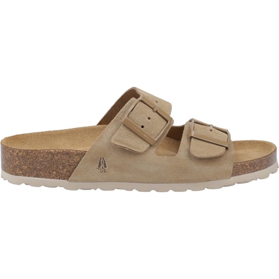 Hush Puppies Brixley Mule Wildleder Damen Taupe Standard Sandalen - Image 4
