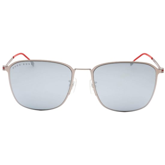 Hugo Boss - Mehrschichtige Linse-Sonnenbrille für Herren, Matt (Ruthenium/Weiß) - Image 1
