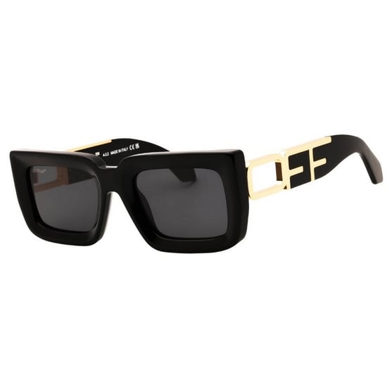 Off White - "Boston" Sonnenbrille für Herren/Damen Unisex (Schwarz/Gold/Dunkelgrau) - Image 2