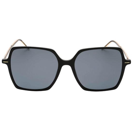 Hugo Boss - Quadratisch-Sonnenbrille für Herren (Schwarz/Gold/Grau) - Image 1