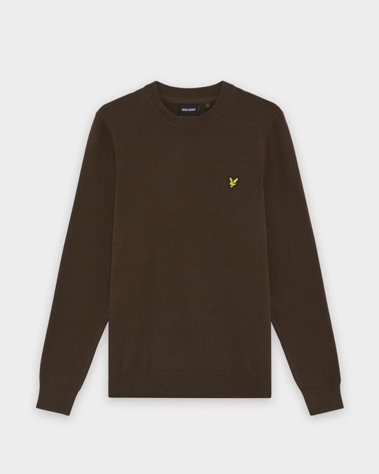 Crewneck-Pullover in Dunkelbraun - Image 4