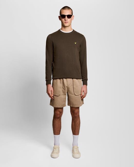 Crewneck-Pullover in Dunkelbraun - Image 5