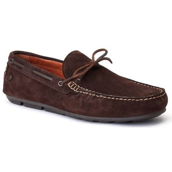 Base London Brooks Leder Herren Burnt Brown Standard Slipper - Image 1