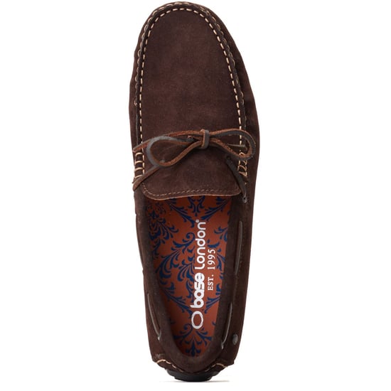 Base London Brooks Leder Herren Burnt Brown Standard Slipper - Image 4