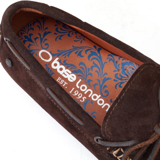 Base London Brooks Leder Herren Burnt Brown Standard Slipper - Image 6
