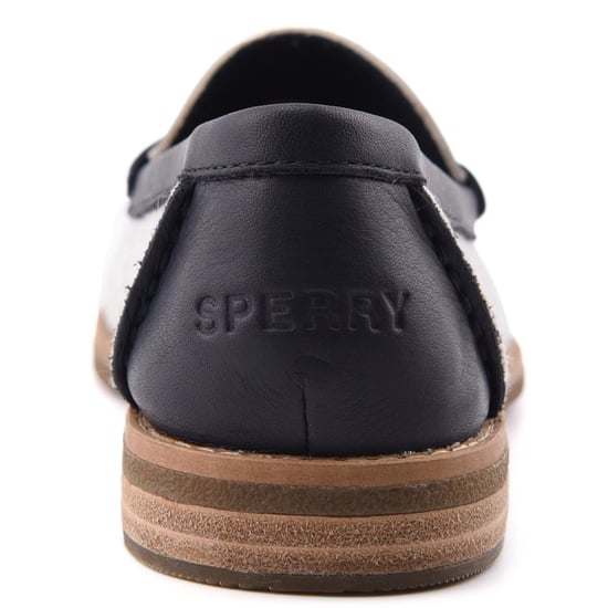 Sperry Port Driving Textil Damen Loafer Weiß/Navy Standard - Image 2