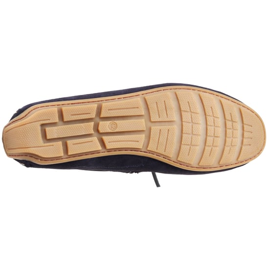 Base London Brooks Leder Herren Navy Standard Slipper - Image 3