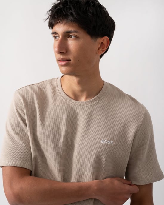 Pyjama-T-Shirt in Beige - Image 2