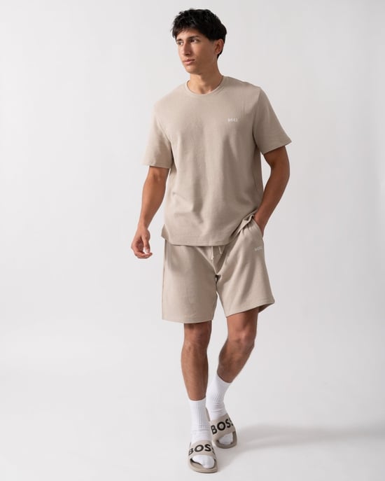 Pyjama-T-Shirt in Beige - Image 4