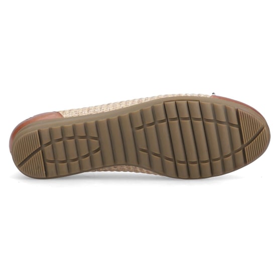 Hush Puppies Laurie Zehenkappe Leder Damen Tan Standard Ballerinas - Image 3