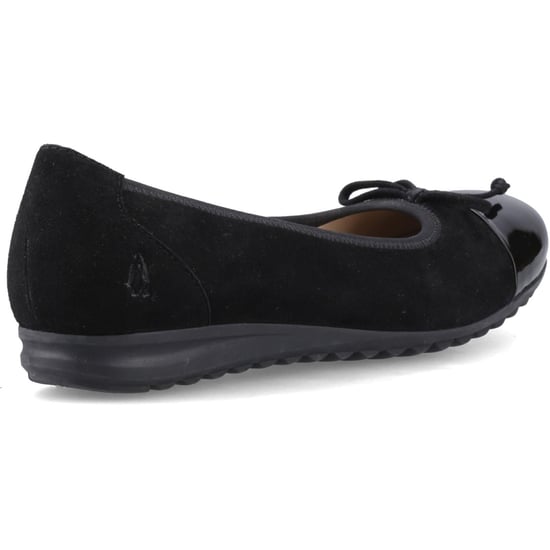 Hush Puppies Laurie Zehenschutz Leder Damen Schwarz Standard Ballerinas - Image 2