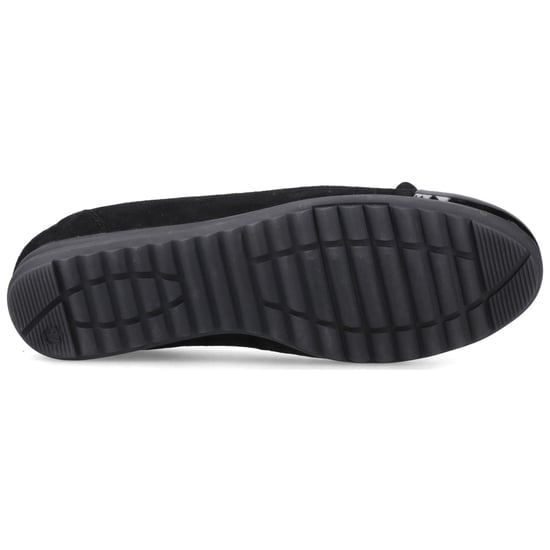 Hush Puppies Laurie Zehenschutz Leder Damen Schwarz Standard Ballerinas - Image 3