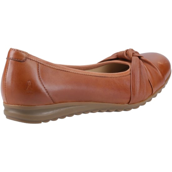 Hush Puppies Lilith Leder Damenschuhe Tan Standard Ballerinas - Image 2